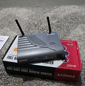 Edimax AR-7024Wg 4-Port Switch Wireless Router Original Box Very Good Condition - Picture 1 of 11