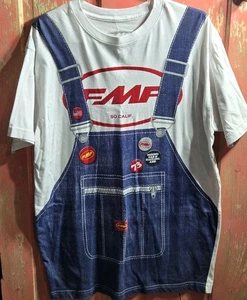 FMF Ronnie Mac Overalls Mens T-shirt Motocross MX 2 Stroke Dirt Bike Sz XL NWOT - Picture 1 of 11