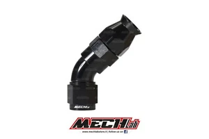 RACCORDO femmina AN8 per tubo PTFE teflon 45° gradi 10mm AN-8 benzina 3/4-16 SAE - Imagen 1 de 1