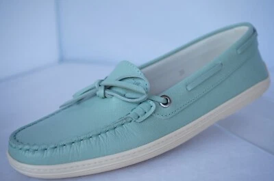 Nuevos zapatos planos para mujer Tod's talla 38 verde mocasín Foto 1 de 4