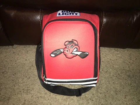 Rockford IceHogs Chicago Blackhawks SGA Cooler Back Pack Lunch Bag Box Cover
