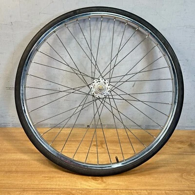 Vintage SCHWINN TANDEM / 26" FRONT WHEEL RIM WITH HIGH FLANGE HUB - Image 1 of 4