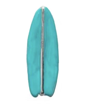 Origami Owl TEAL SURFBOARD SURF BOARD Floating Enamel BEACH & OCEAN Charm - Image 1 of 4