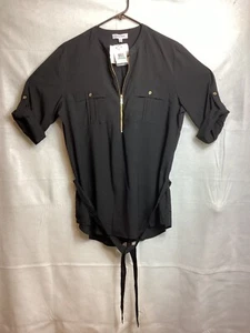 blusa de mujer moderna elegante marca Calvinklein nueva color negro con zierre - Bild 1 von 5
