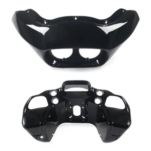Vivid Black for Harley Davidson HD Road Glide 94 13 Outer & Inner Front Fairing - Picture 1 of 12