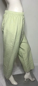 MOTHERHOOD Maternity Women Green High Rise Elastic Waist Pants Size M - Picture 1 of 4