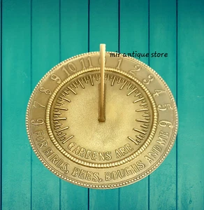 Sundial Handmade Vintage Large Sundial Clock for Garden Yard Outdoor Home Decor - Picture 1 of 6