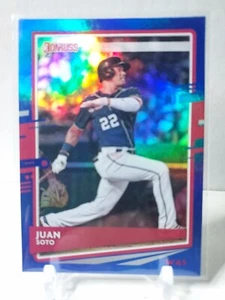 2020 Panini Donruss - Juan Soto #162 Holo Blue Base - Picture 1 of 4