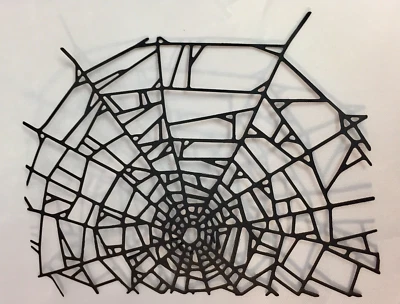 Tim Holtz Halloween Die Cuts * Teia de aranha* Conjunto de seis * Cartolina preta ou branca - Imagem 1 de 4