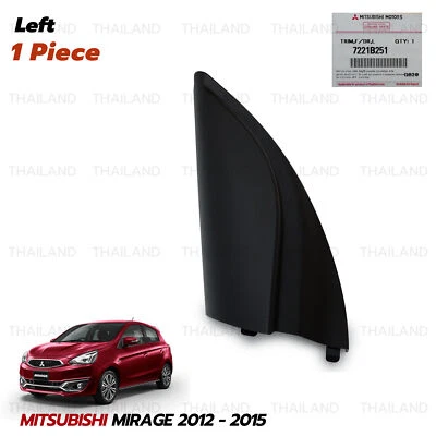 Lh Front Door Mirror Corner Trim Panel For Mitsubishi Mirage Attrage 2012 2015 - Image 1 of 4