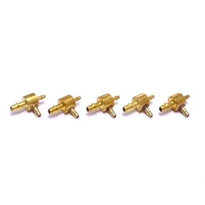 5pc MEM-CO RT3-1-1 Reducing Tees Mini Barb Tube Fittings - Picture 1 of 4