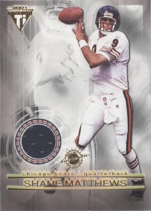 2001 Pacific Private Stock Titanium Jim Miller Shane Matthews #58