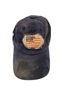 Smithsonian National Museum of American History Distressed Ball Cap Flag NICE - Picture 1 of 3
