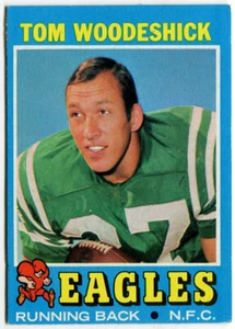 1971 Topps #40 Tom Woodeshick Philadelphia Eagles - Picture 1 of 2