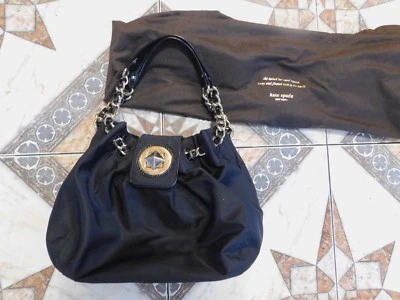 Kate Spade Black and Gold Hobo Purse! - Image 1 of 4