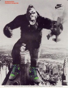 Nike "Hiking" Lava High Hiking Boot "King Kong" Classic Reprint Ad - Picture 1 of 1