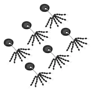 2,8 mm/0,11" Pesca Gomma Bobber Perline Tappi,450 Pezzi 30 in 1,Nero - Foto 1 di 6