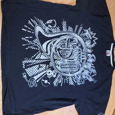 Camisa 5ive Jungle Para Hombres 4XL Negra Plateada Música Gráfica Camiseta Manga Corta Algodón Foto 1 de 4