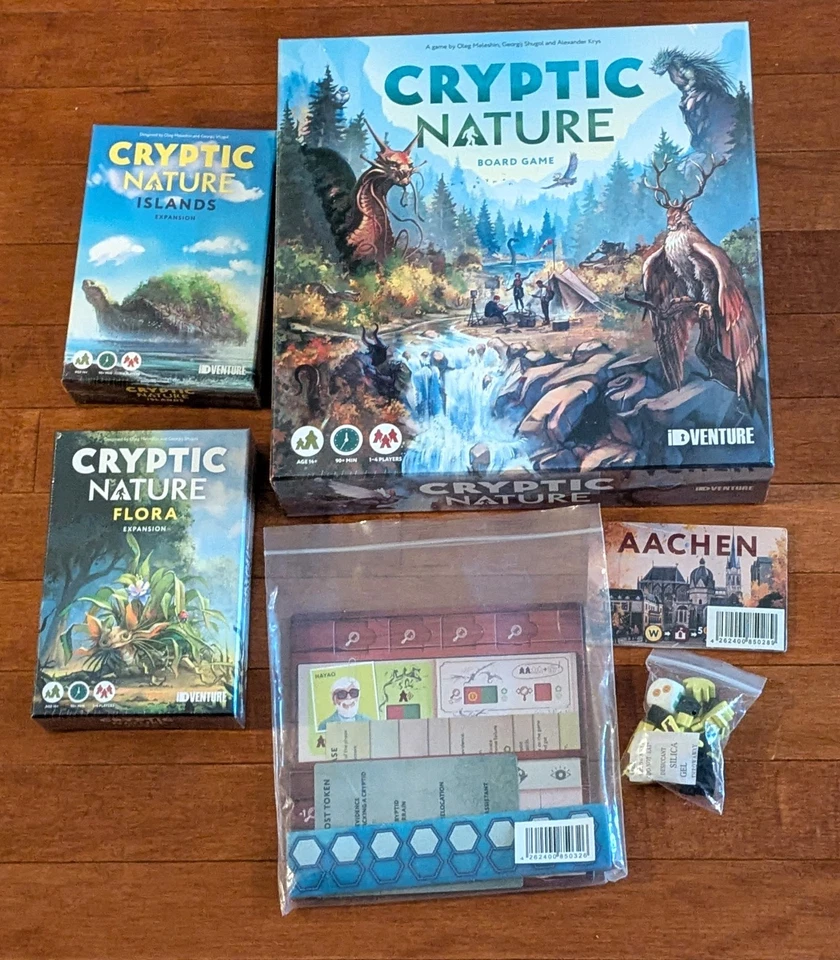 Cryptic Nature Kickstarter Edition + 5 Expansions NEW SEALED - Image 1 of 1