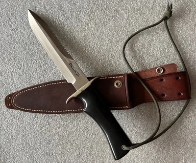 CUCHILLO DE BUCEO RANDALL MODELO 16 DOBLE NS GUARDIA DIENTES DE SIERRA Foto 1 de 4