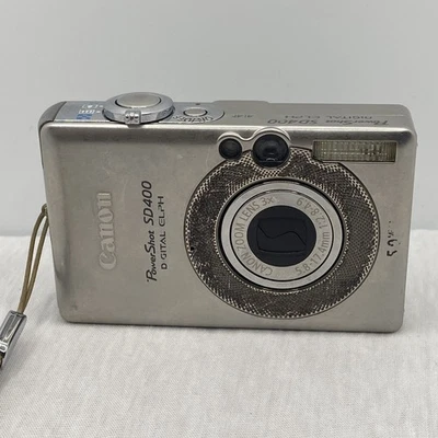 佳能 PowerShot Elph 数码相机 SD400 500 万像素 - 带电池 无 SD 卡 — 第 1/4 张图片