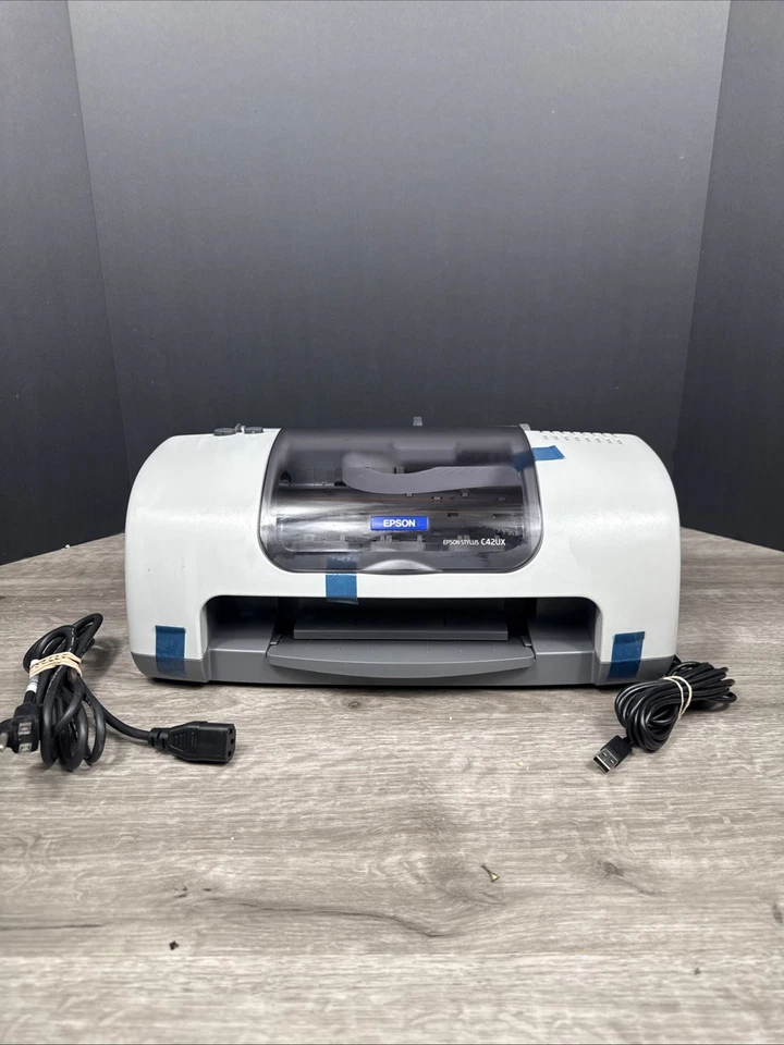 Epson Stylus C42UX Standard Inkjet Printer Model B161B - Image 1 of 4