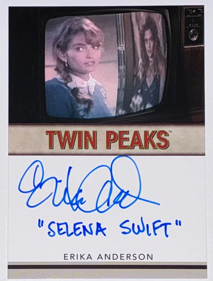 2025 Rittenhouse Twin Peaks Log Lady Erika Anderson Auto Autograph Inscript A - Image 1 of 1