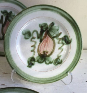 7,5 Vintage handbemalt Ernte Dessertteller John Taylor Keramik MCM Volkskunst - Bild 1 von 7