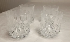 Juego de 4 Gafas Transparentes Cristal D'Arques Durand Doble Antiguo Longchamp - Imagen 1 de 4