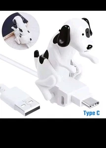 White Humping Spot Dog Charging Cable Line Fast Charger C Cable for Mobile Phone - Bild 1 von 10