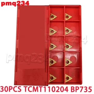 30PCS TCMT110204 BP735 CNC Carbide Turning Inserts metal mechanical cutting tool - Picture 1 of 5