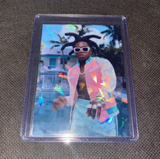 Kodak Black Holo Foil Refractor Hip Hop Artist Card in top loader