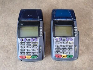 LOT OF 2 VERIFONE OMNI 3750 CREDIT CARD TERMINALS ONLY  M3-1 - Picture 1 of 8