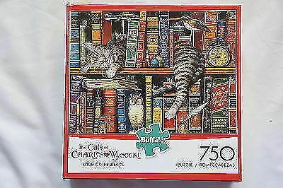 Buffalo Games The Cats of Charles Wyoscki Frederick The Literate 750 Piece Jigsaw Puzzle (17077)