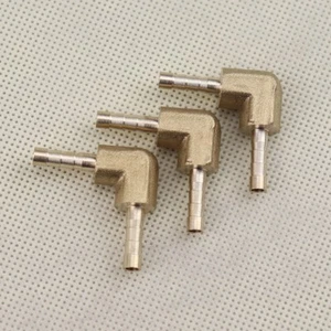 5Pcs NEW Brass Barbed Tube Pipe Fitting Hose Barb Elbow 90 Degree 1/8 Inch (4mm) - Picture 1 of 7