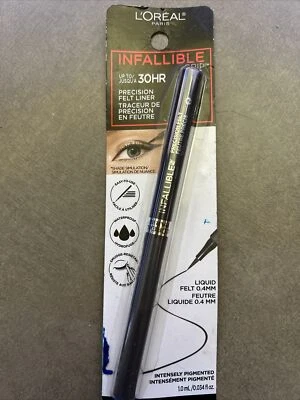 L'oreal Infallible 30Hr Precision Felt Liner Waterproof Eyeliner Grey - Image 1 of 3