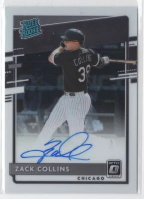2020 Donruss Optic Rated Rookies Signatures Zack Collins Auto Chicago White Sox - Image 1 of 2