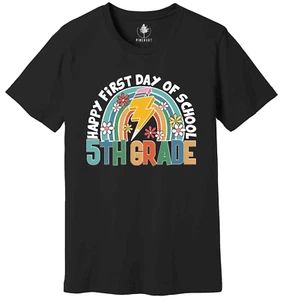 Happy First Day Of School Shirt, 5th Grade Shirt, 5th Grade Teacher - Picture 1 of 3