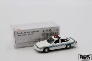 Busch Ford Crown Victoria, NYC Deputy Sheriff Nr. 49034 1:87 /BUN165 - Bild 1 von 1