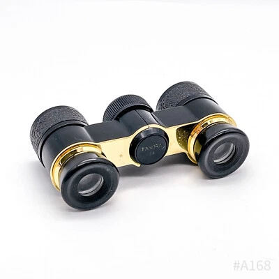 Vintage PANORA J-B208 3x Opernglas Theaterglas - Schwarz/Gold 9x5,5cm - Bild 1 von 4