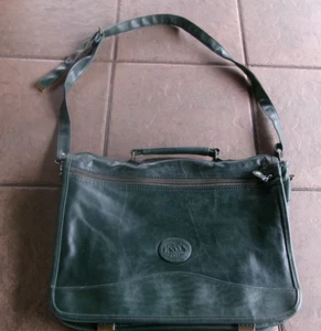 Vintage Leder Messenger Bag Tandem California Cascade Falls Umhängetasche - Bild 1 von 7