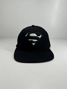 Superman cap hat black snapback adjustable one size fits most cotton  - Bild 1 von 5