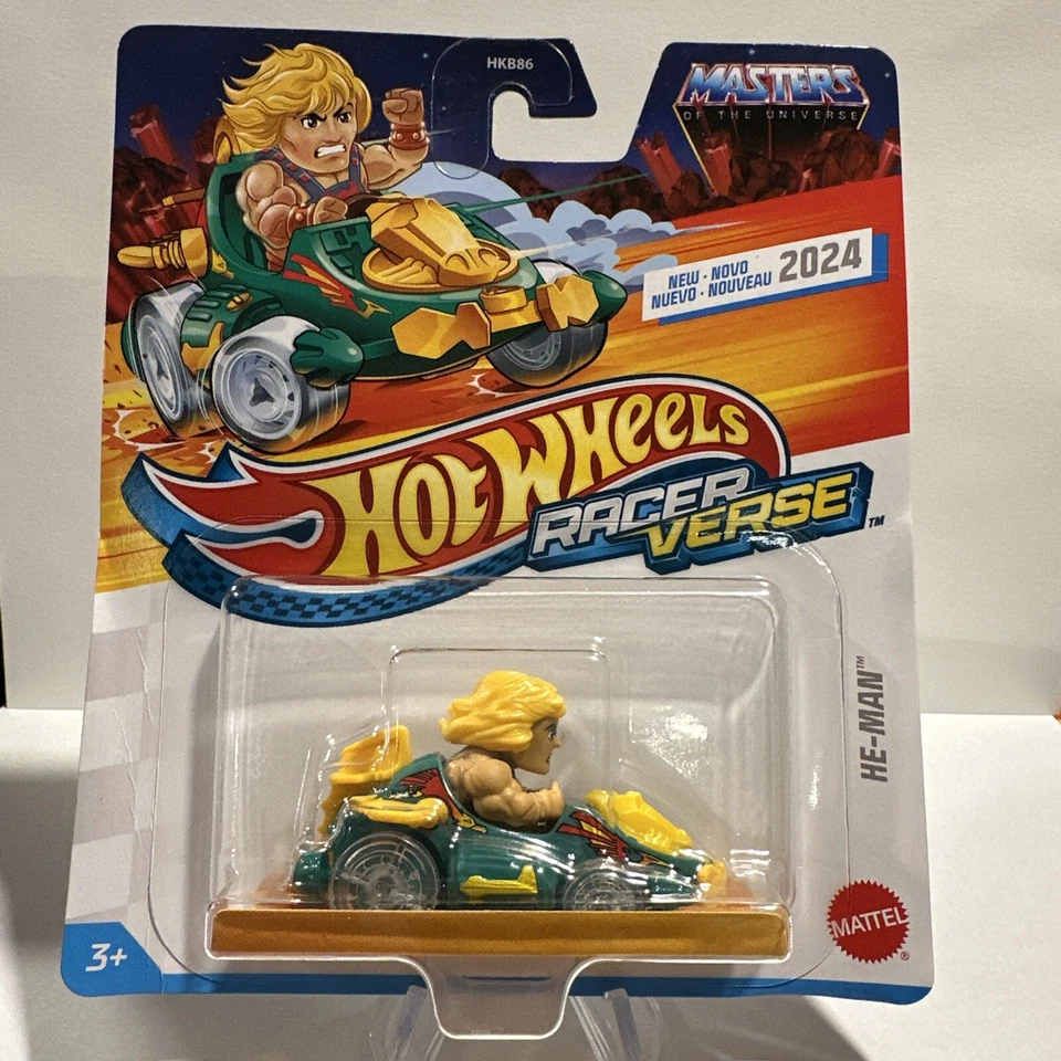 Hot Wheels Racer Verse New 2024 MOTU He-Man by Mattel - Image 1 of 1