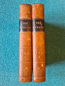Walter Scott, Waverley Novels, The Pirate in 2 vols, Constable, 1824, re-bound - Picture 1 of 18
