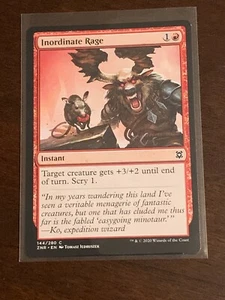 Magic the Gathering Zendikar Rising Inordinate Rage - Picture 1 of 2