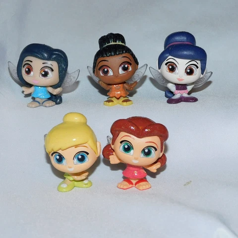 Disney Doorables 5 Figure Fairies Complete Set Tinker Bell Vidia Rosetta Cover