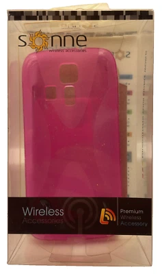 Funda Sonne Premium para Kyocera Hydro ICON - Transparente/Rosa Foto 1 de 4