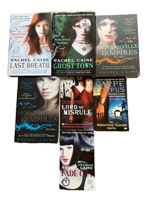 Lot of 7 Morganville Vampires Books by Rachel Caine  YA Urban Fantasy Series - Image 1 of 4