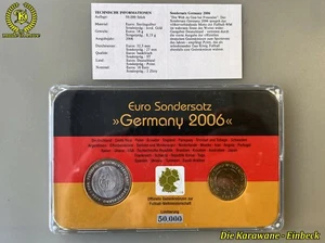 Sondersatz WM Germany 2006 -10 Euro Silber + 2 Zloty im Blister + Zertifikat - Bild 1 von 8
