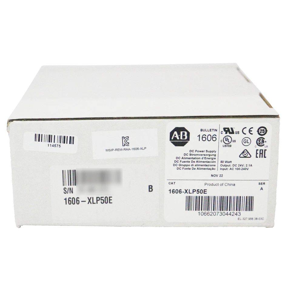 Neu fabrikversiegelt Allen-Bradley 1606-XLP50E NETZTEIL - Bild 1 von 1